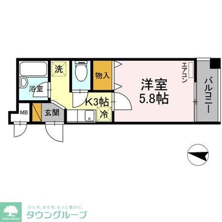 ヴァルキューレ大日の物件間取画像